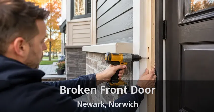Broken Front Door Newark, Norwich - ON