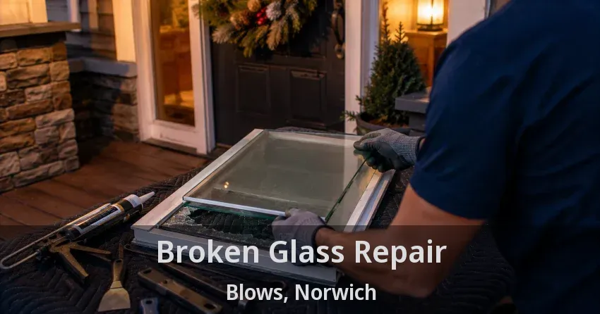 Broken Glass Repair Blows, Norwich - ON