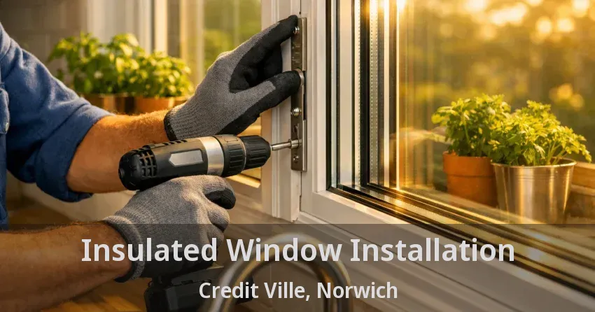 Insulated Window Installation Credit Ville, Norwich - ON