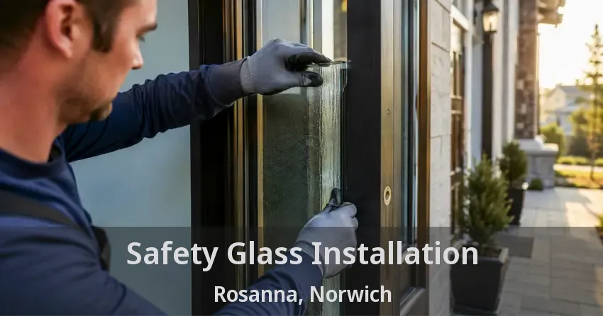 Safety Glass Installation Rosanna, Norwich - ON