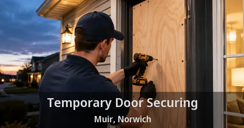 Temporary Door Securing Muir, Norwich - ON