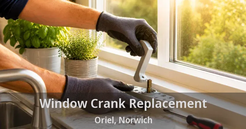 Window Crank Replacement Oriel, Norwich - ON