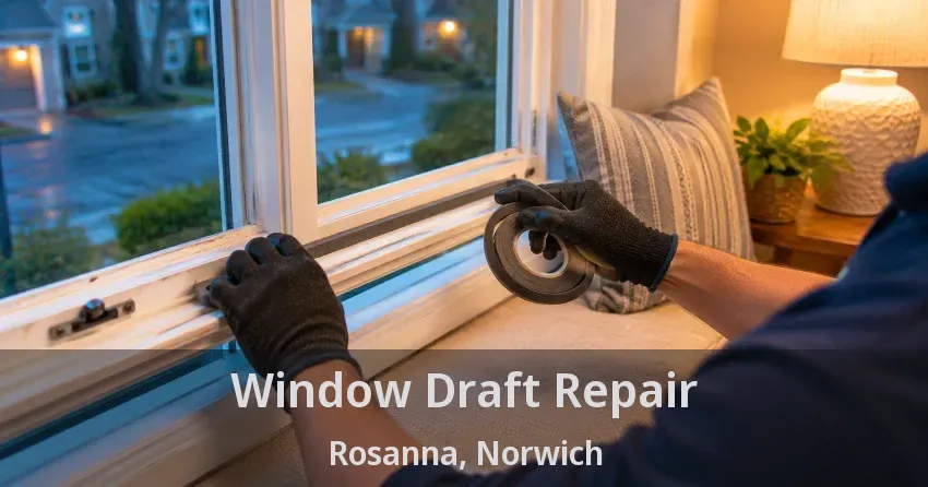 Window Draft Repair Rosanna, Norwich - ON