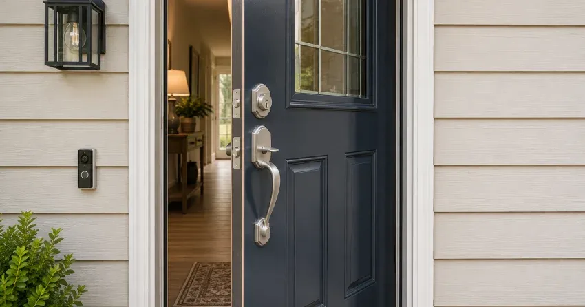 energy-efficient exterior door upgrade installation in Cornell, Norwich