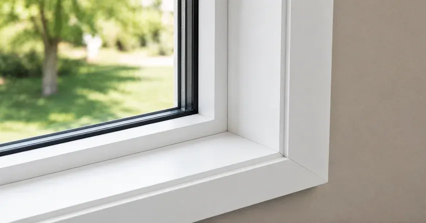 large picture window installed in a living room in Cornell, Norwich